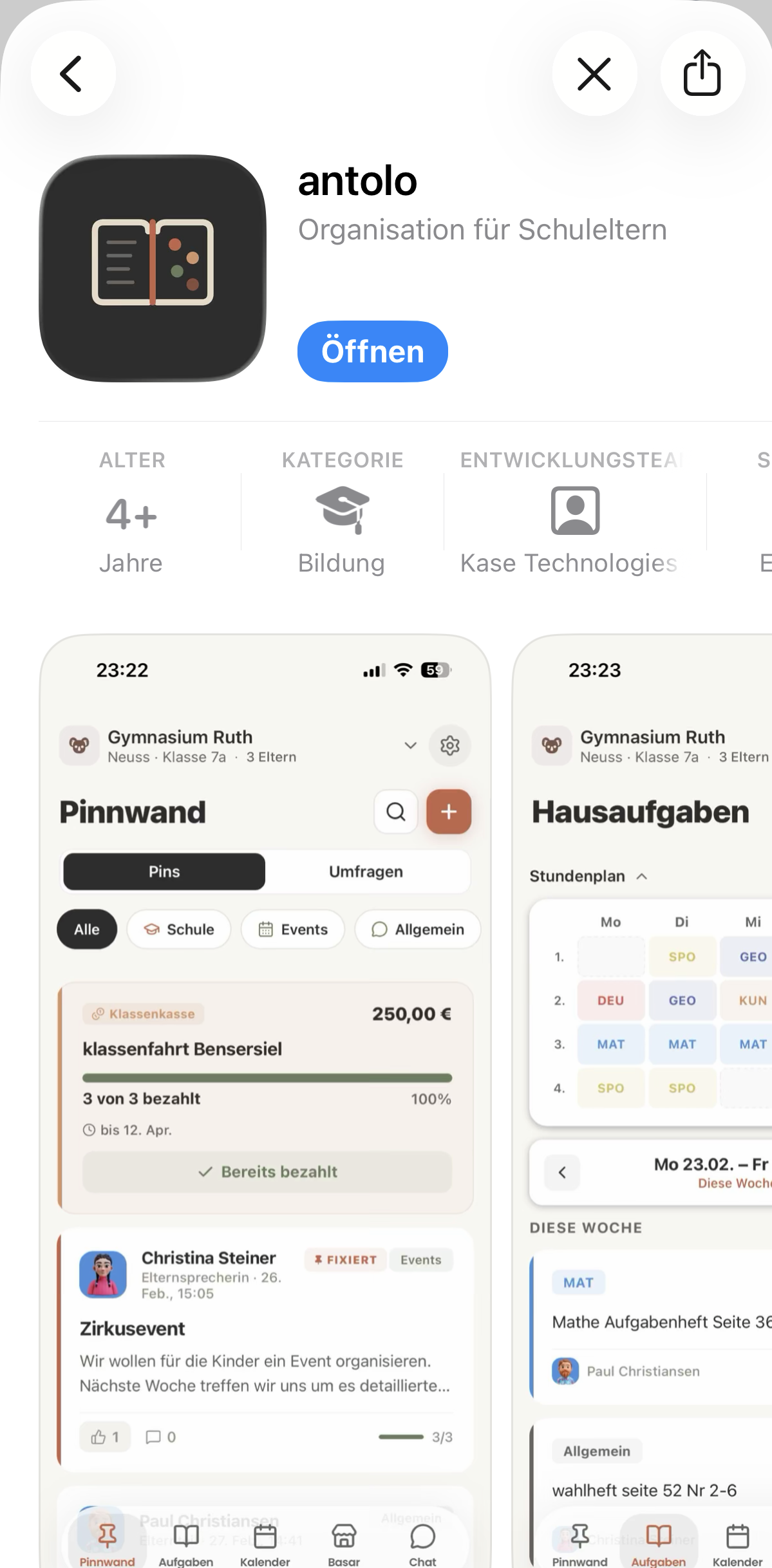 Antolo im App Store